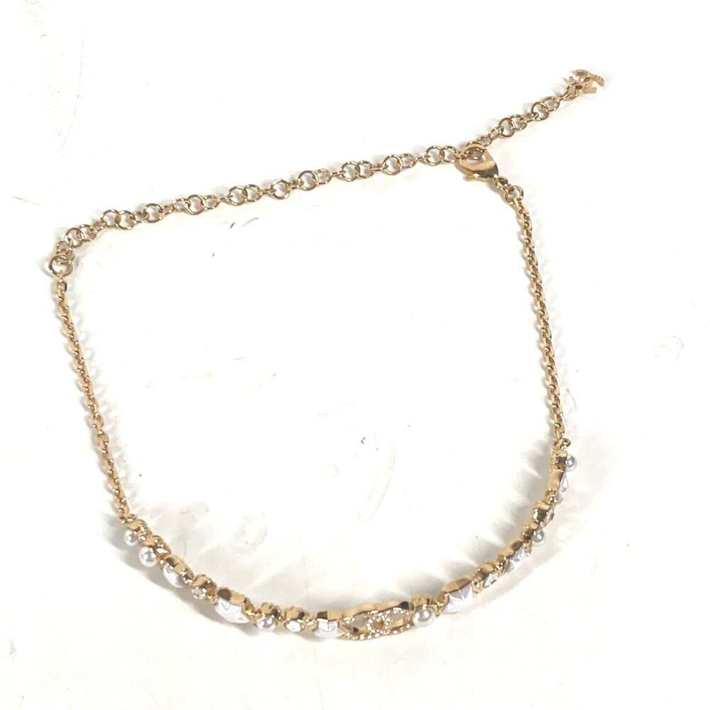 Chanel Cc Logo Chain Star Necklace #312448C17B